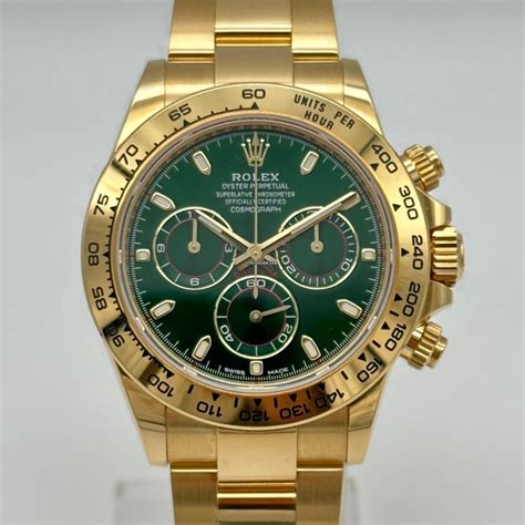 rolex daytona grünes ziffernblatt|Rolex daytona gold.